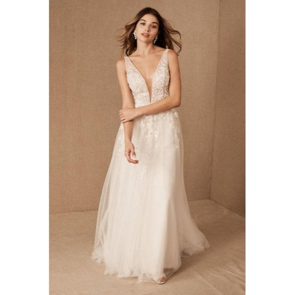 BHLDN Wtoo by Watters Seeley Wedding Gown Size 14